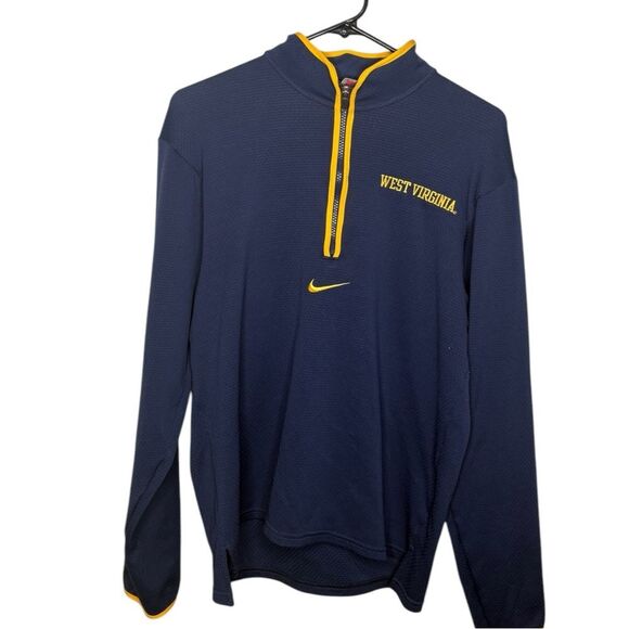 Nike NCAA Mens small quarter zip pullover West Virginia Mountaineers - Picture 1 of 6